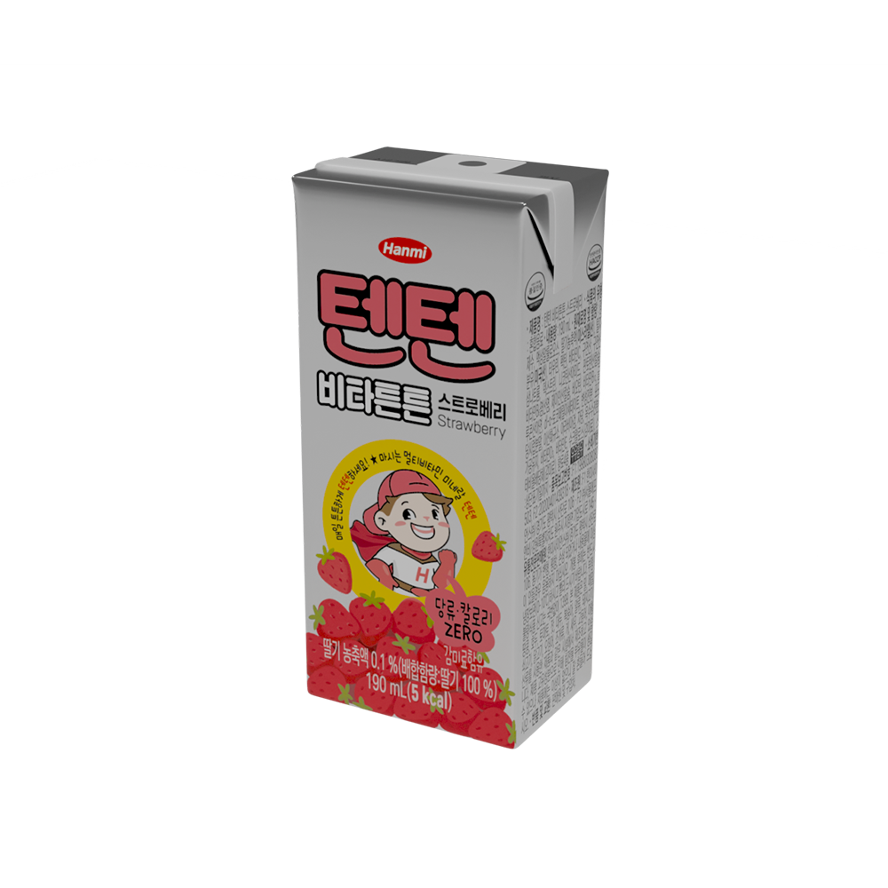 텐텐 비타튼튼 스트로베리 190ml 제품 이미지