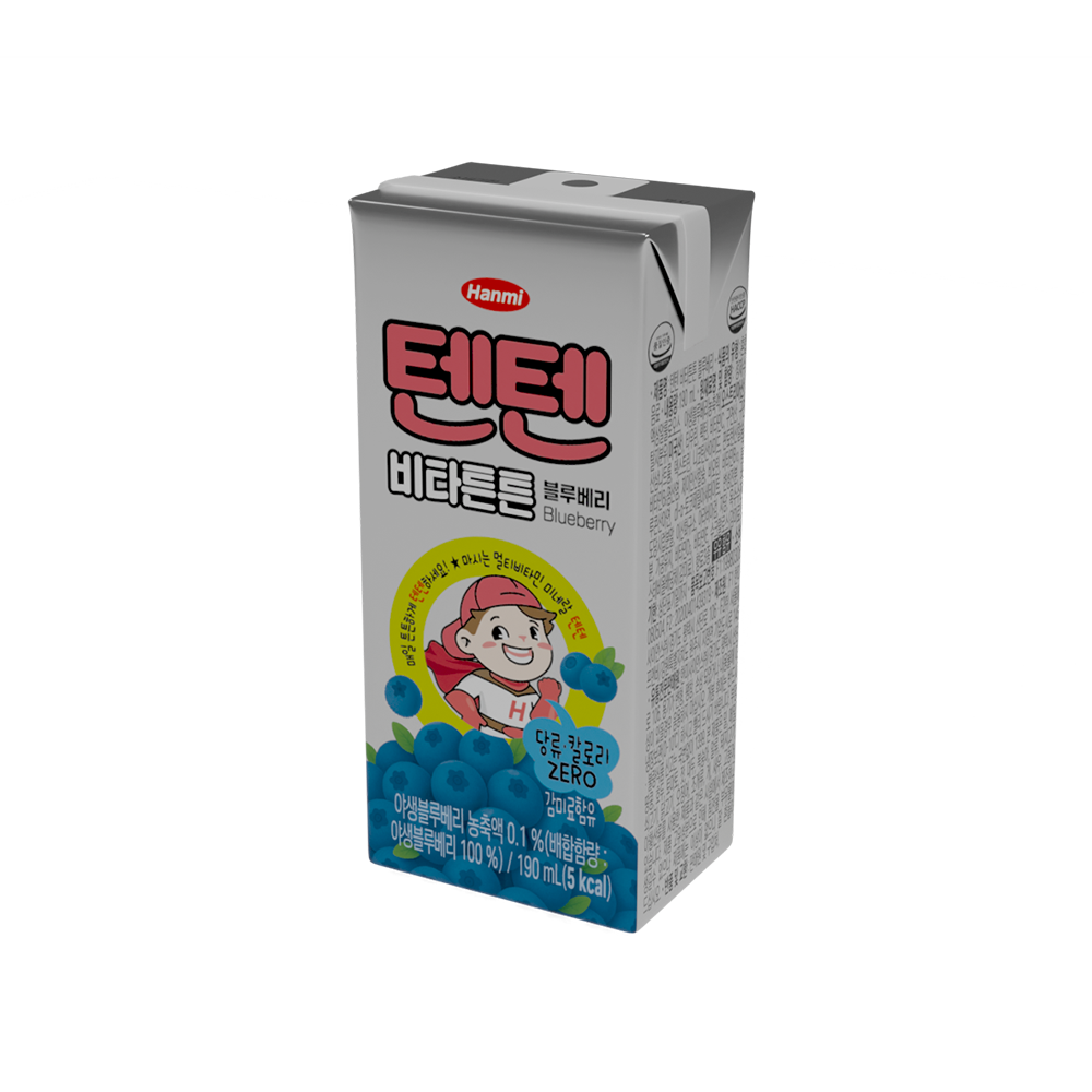 텐텐 비타튼튼 블루베리 190ml 제품 이미지